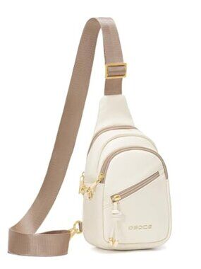 🆕 OSOCE Anti-Theft Sling Crossbody Bag Women RFID Blocking Lockable Zipper